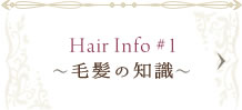 Hair Info #1～毛髪の知識～