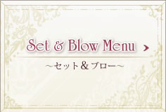 Set & Blow Menu～ヘアセット＆ブロー～